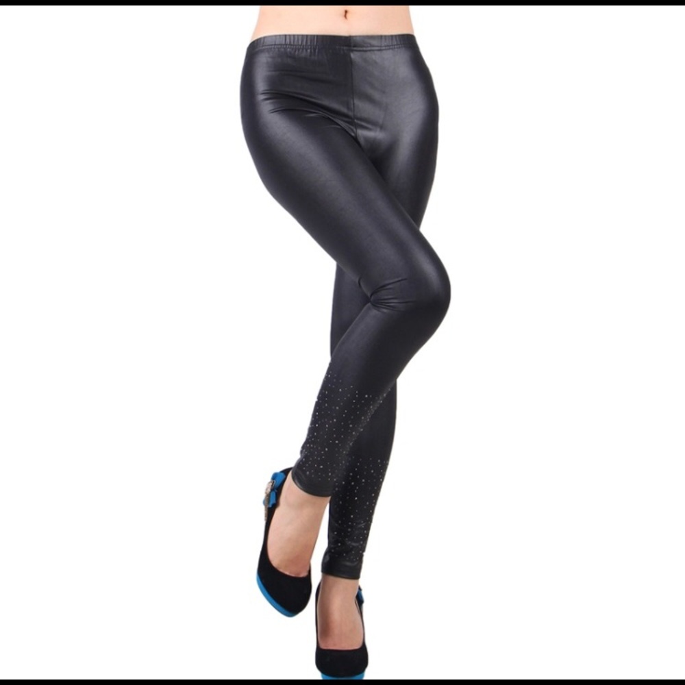 Black leather